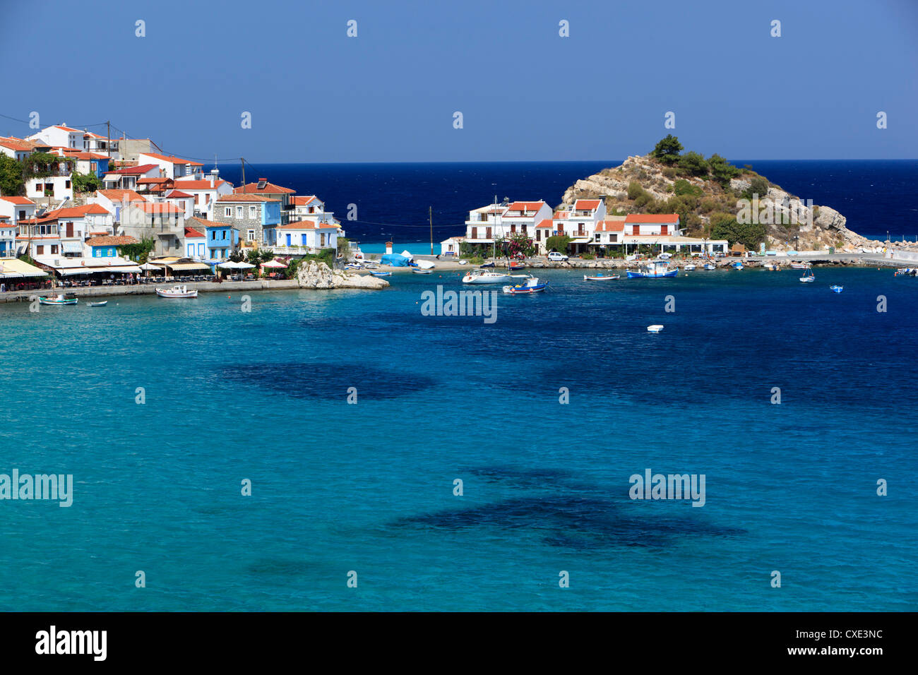 Kokkari, Samos, Aegean Islands, Greece Stock Photo