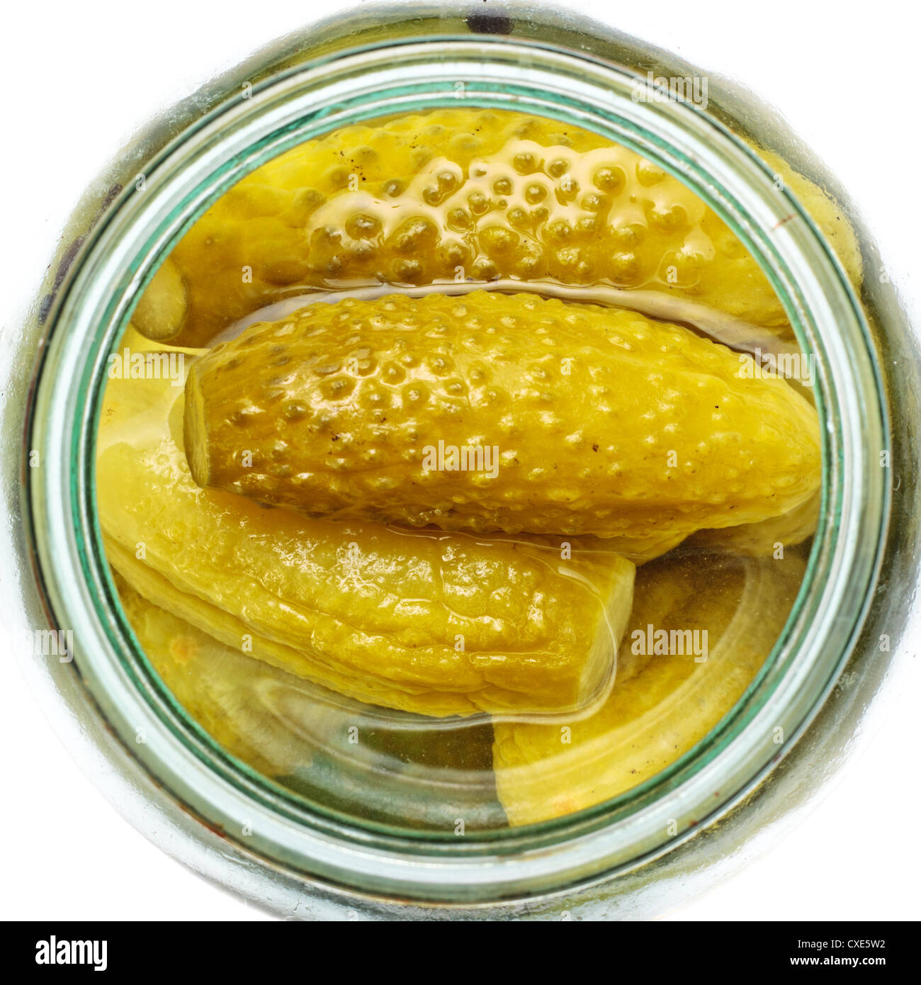 Jars Of Pickles Stock Photo Alamy