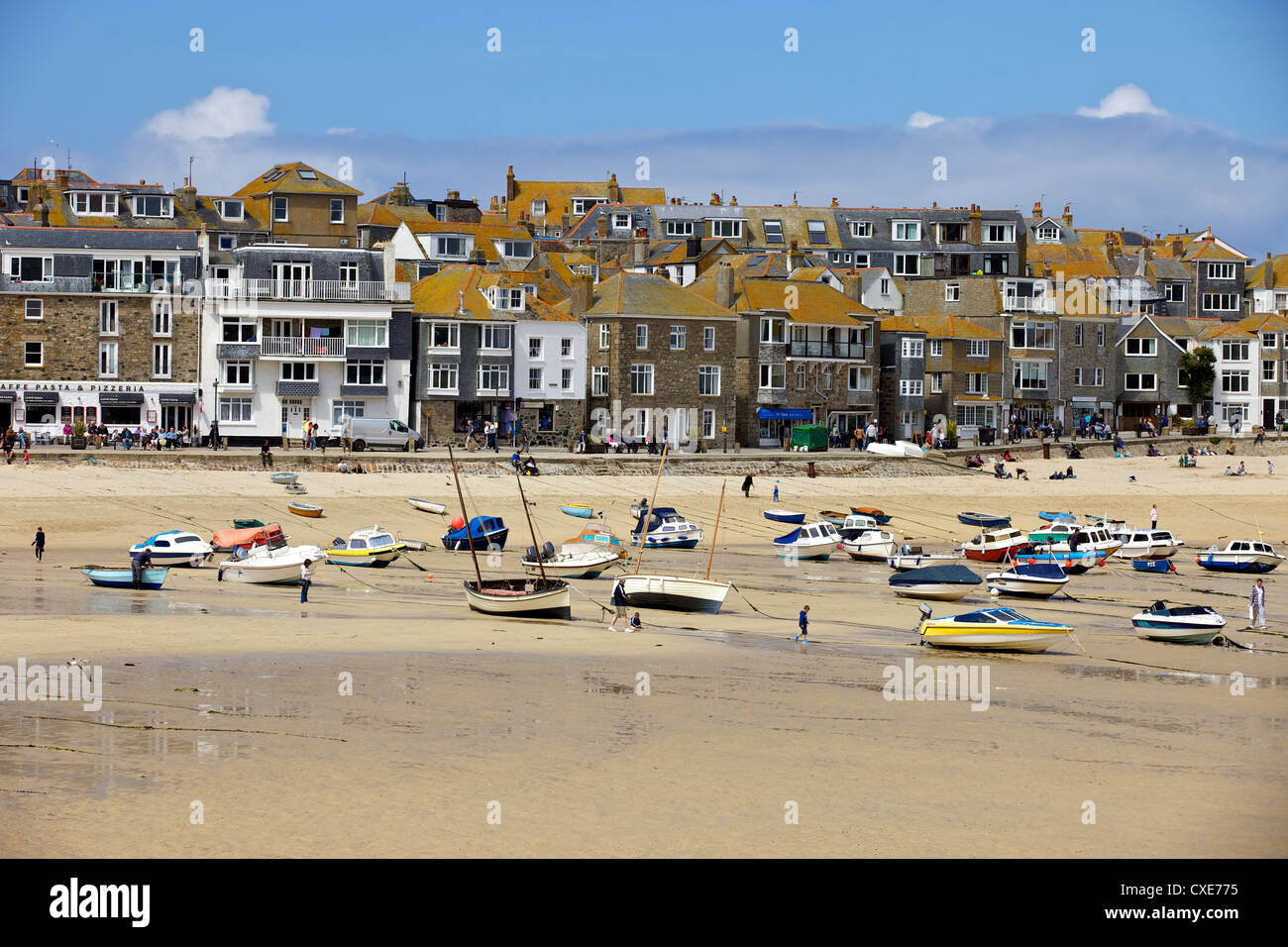 St.Ives harbour, Cornwall, England Stock Photo