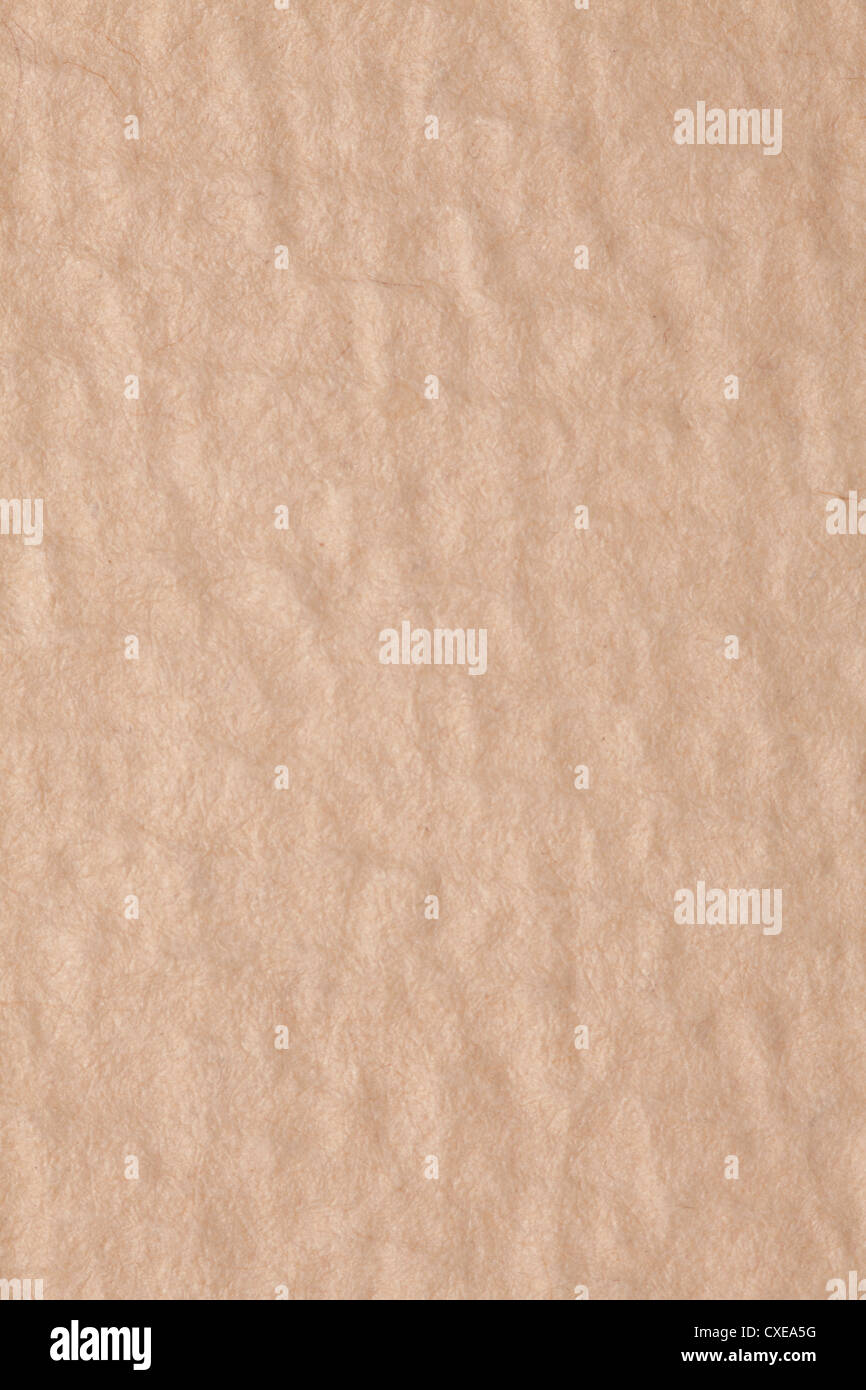 closeup of brown paper background, rough grain texture Stock Photo