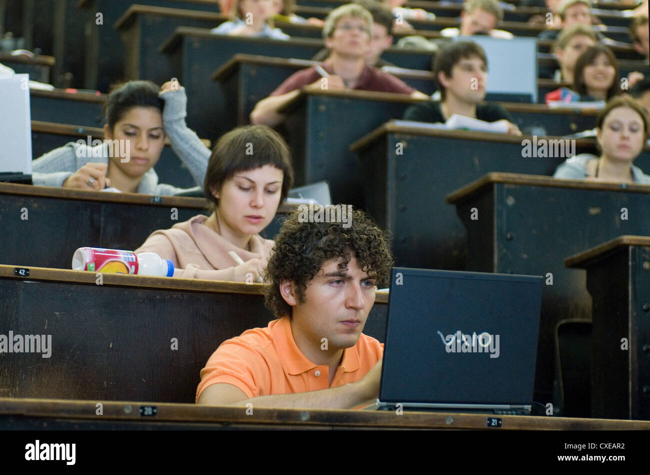 Munich, Lecture at TU Stock Photo