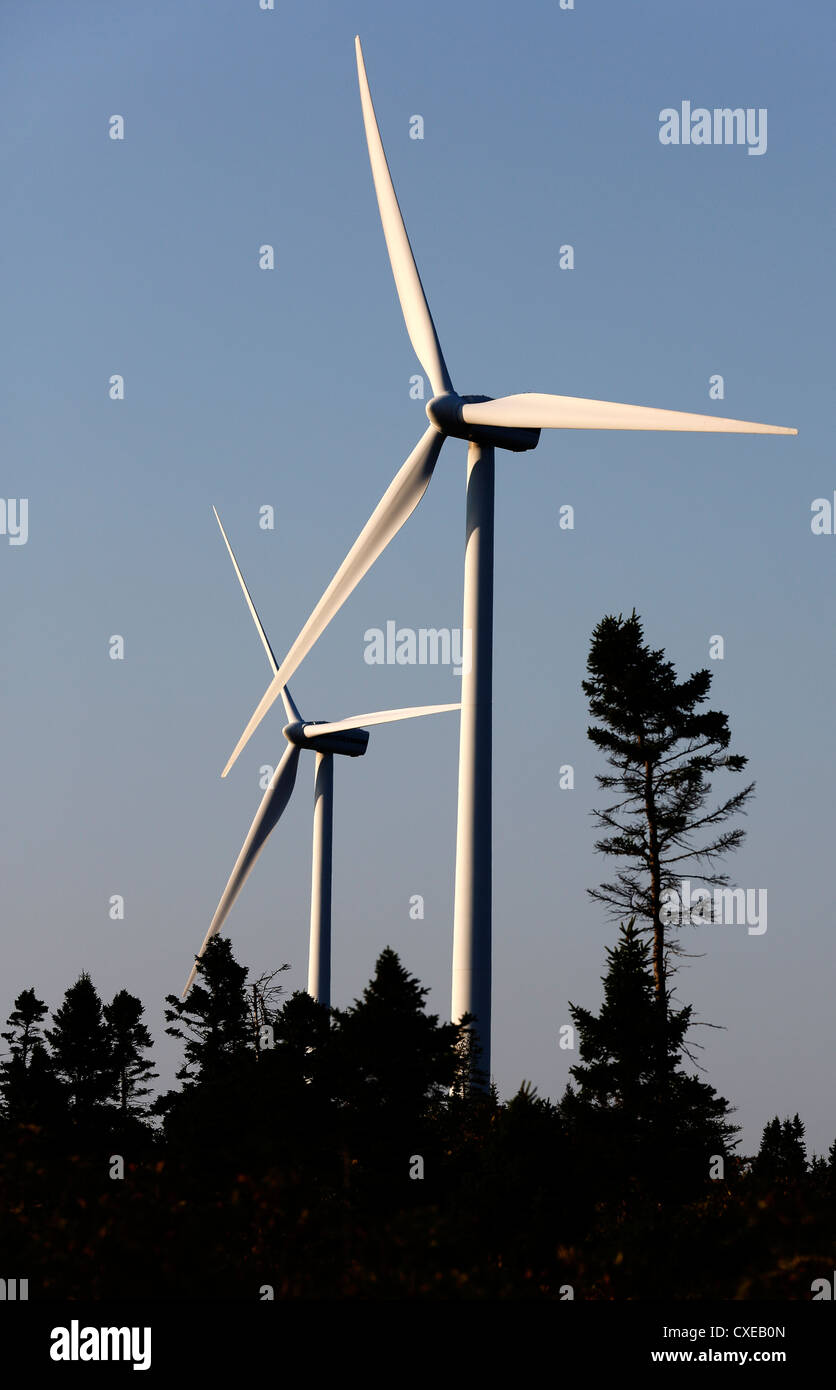 Pubnico Point wind farm, West Pubnico, Nova Scotia Stock Photo Alamy