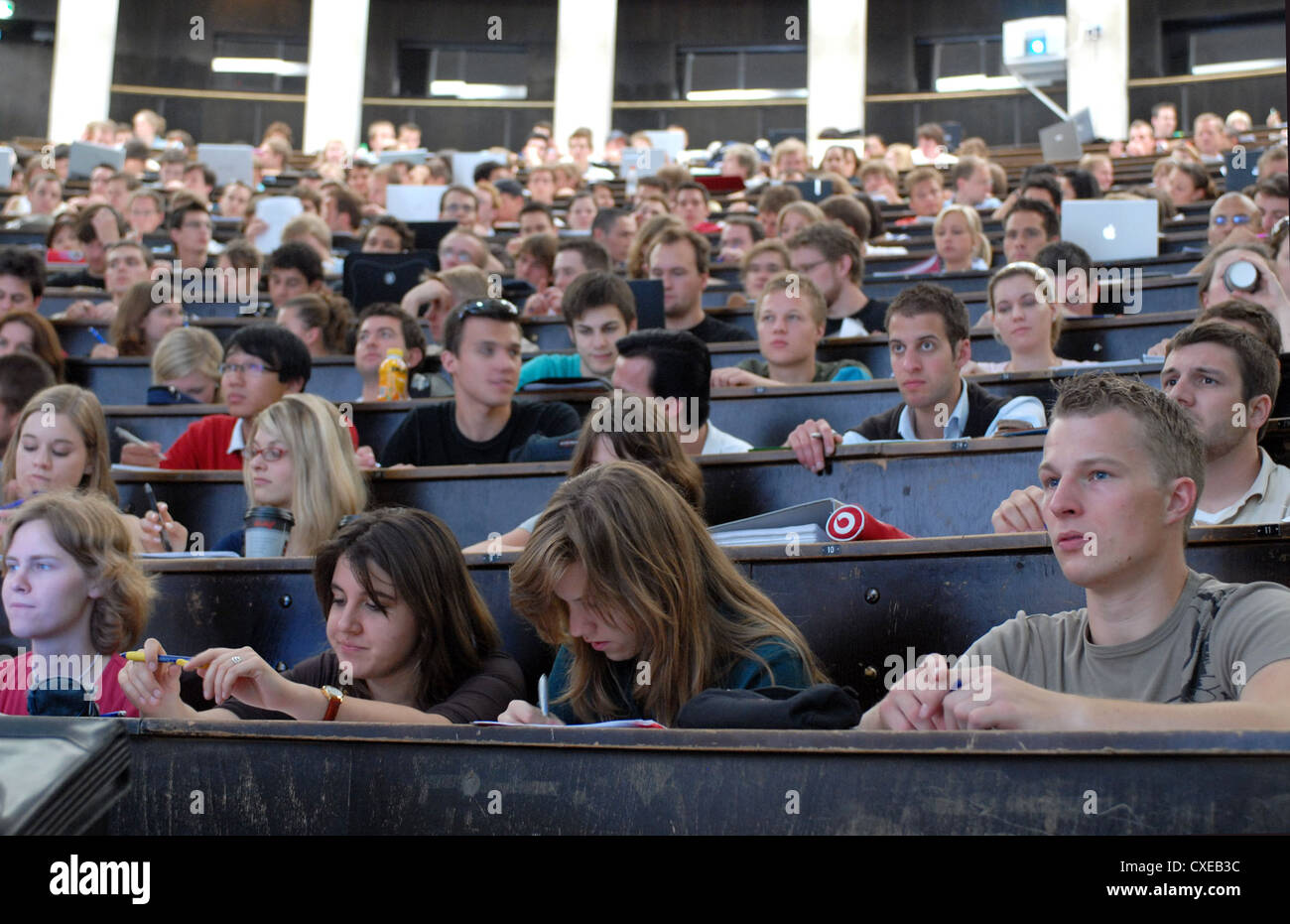 Munich, Lecture at TU Stock Photo