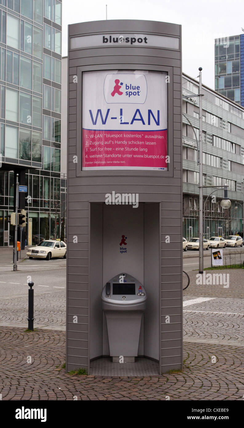 Wireless station in Freiburg Stock Photo