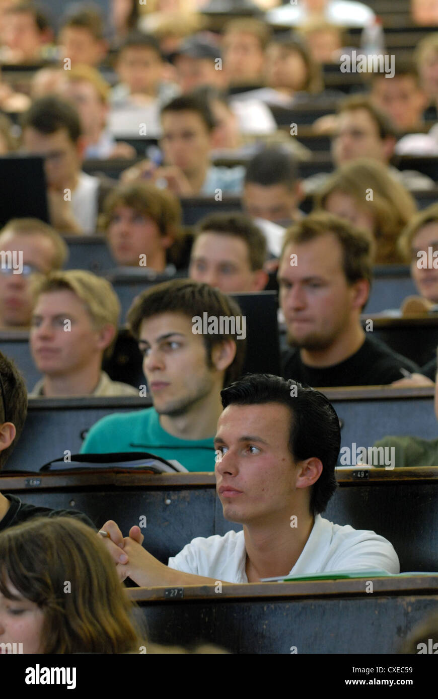 Munich, Lecture at TU Stock Photo