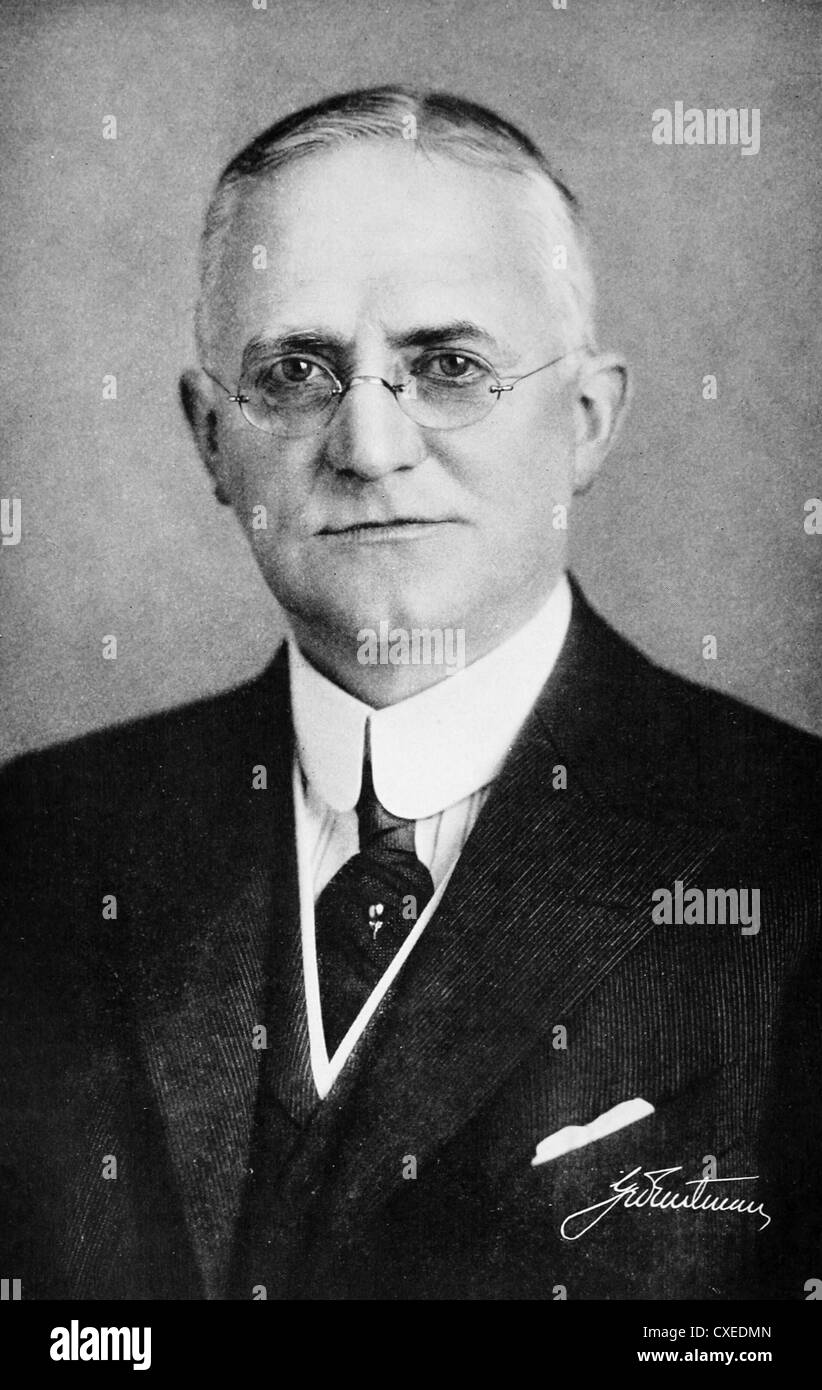 GEORGE EASTMAN (1854-1932) American inventor of roll film and founder of the Eastman Kodak Company Stock Photo