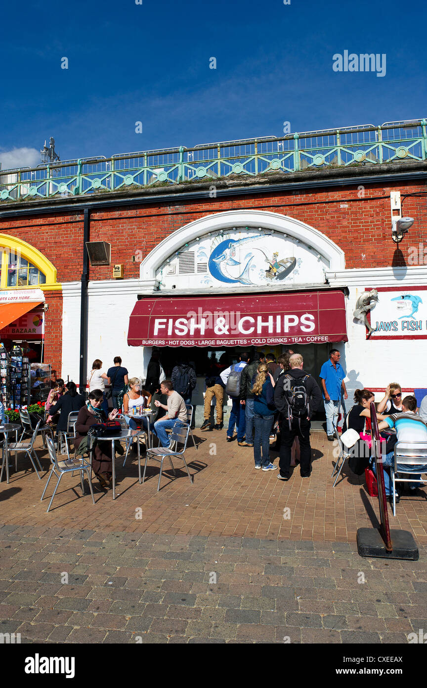 Fish chips on brighton seafront hires stock photography and images Alamy