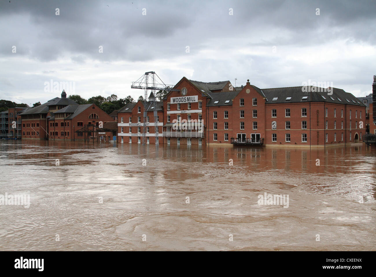 York Floods 2012-9 Stock Photo