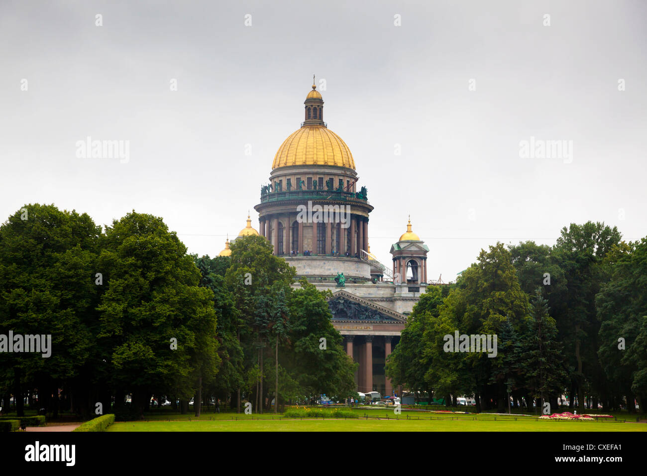 Saint Isaac's Cathedral, Saint Petersburg, Russia Stock Photo