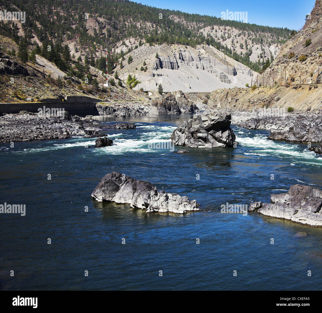 The shallow river in National park Stock Photo Alamy