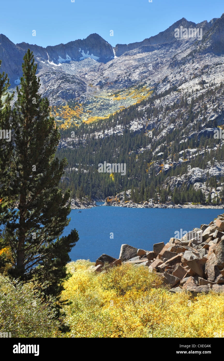 A mountain lake with turquoise water Stock Photo - Alamy