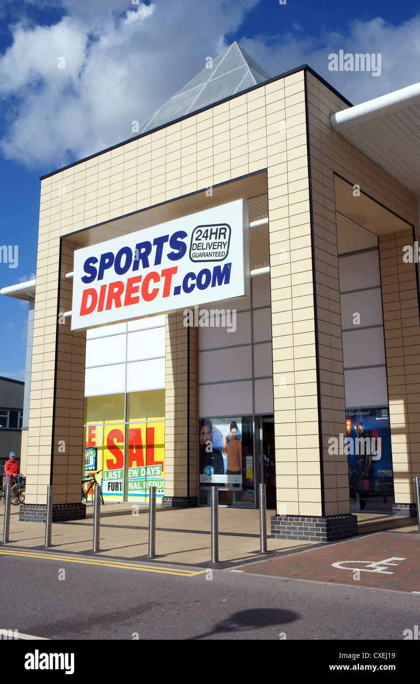 Sports Direct.com, Solent Retail Park, Havant, Hampshire, UK Stock Photo