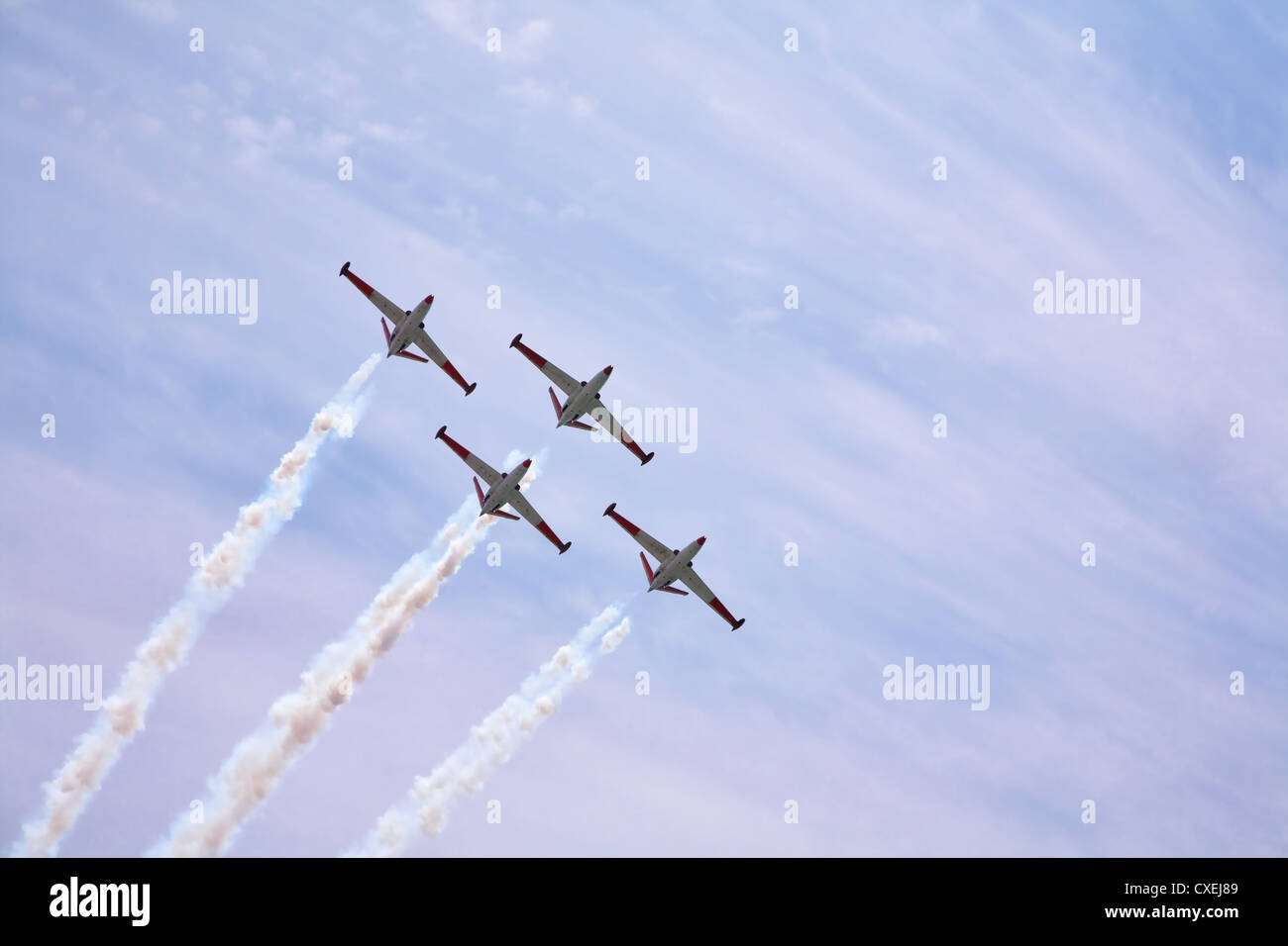 Four magnificent planes Stock Photo