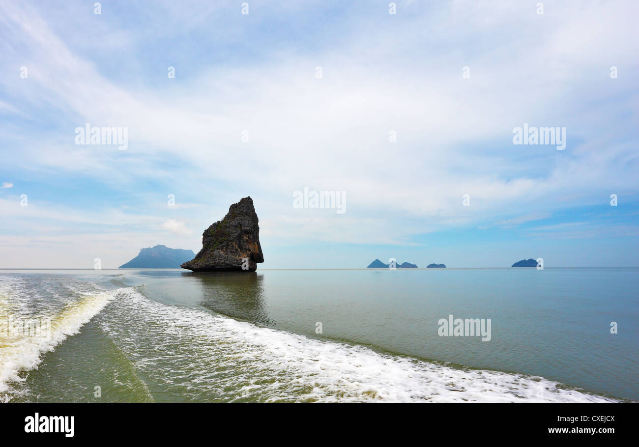 Boat trip in the Thailand Stock Photo