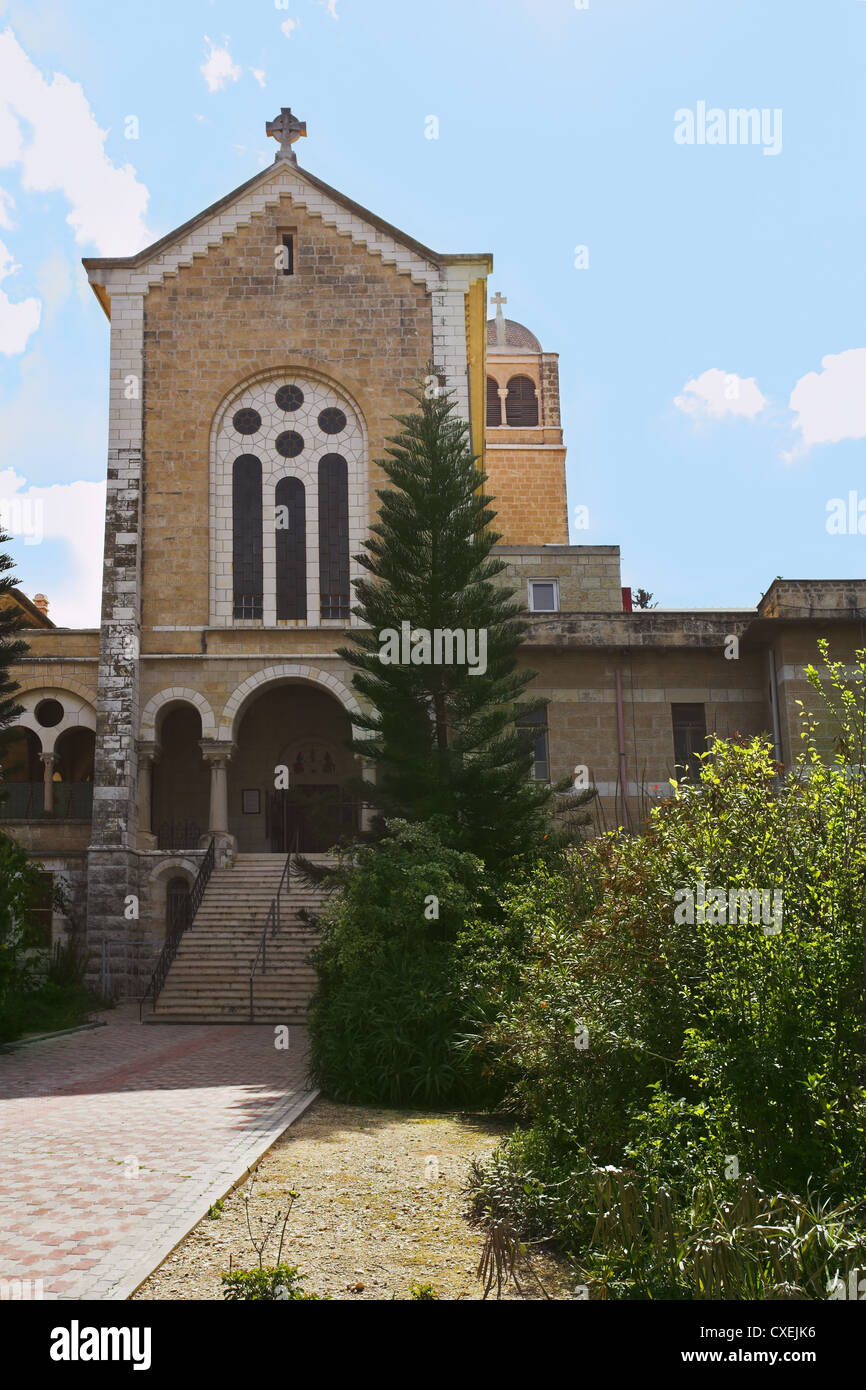 Well-known monastery Convent of Latroun Stock Photo