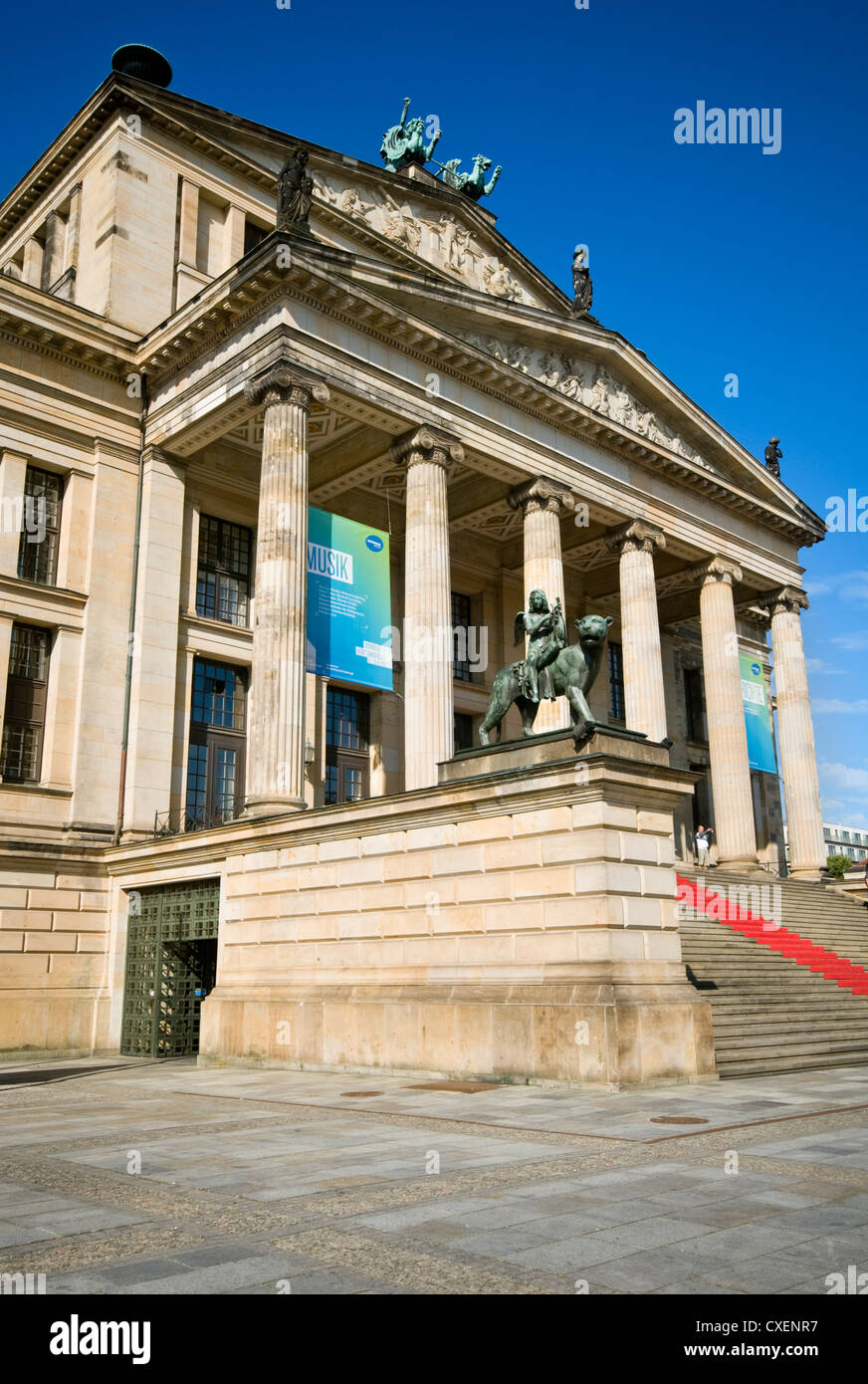 Exterior of the Konzerthaus concert hall situated on the Gendarmenmarkt in Berlin, Germany Stock Photo