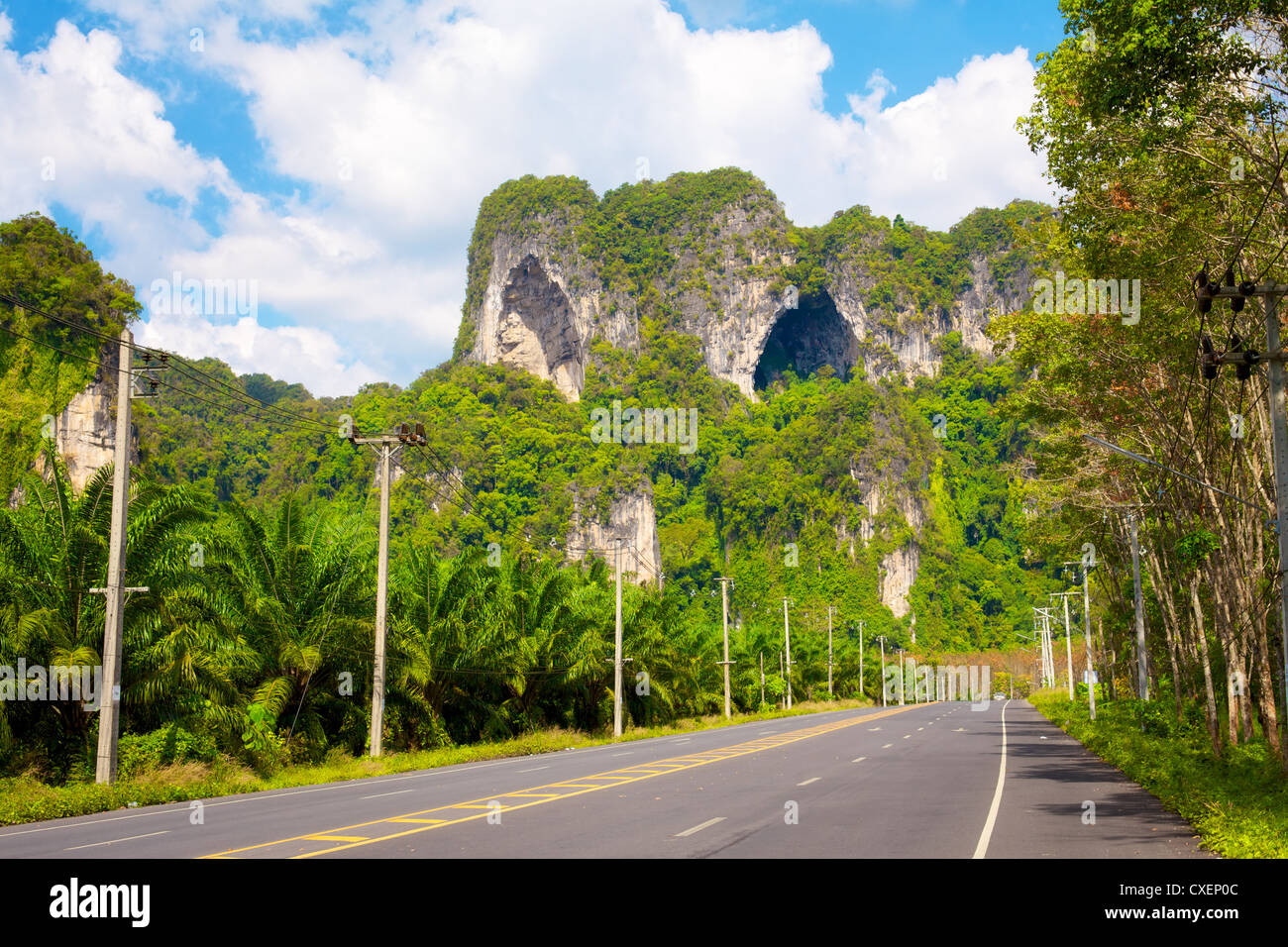 Road mountain in thailand hi-res stock photography and images - Alamy