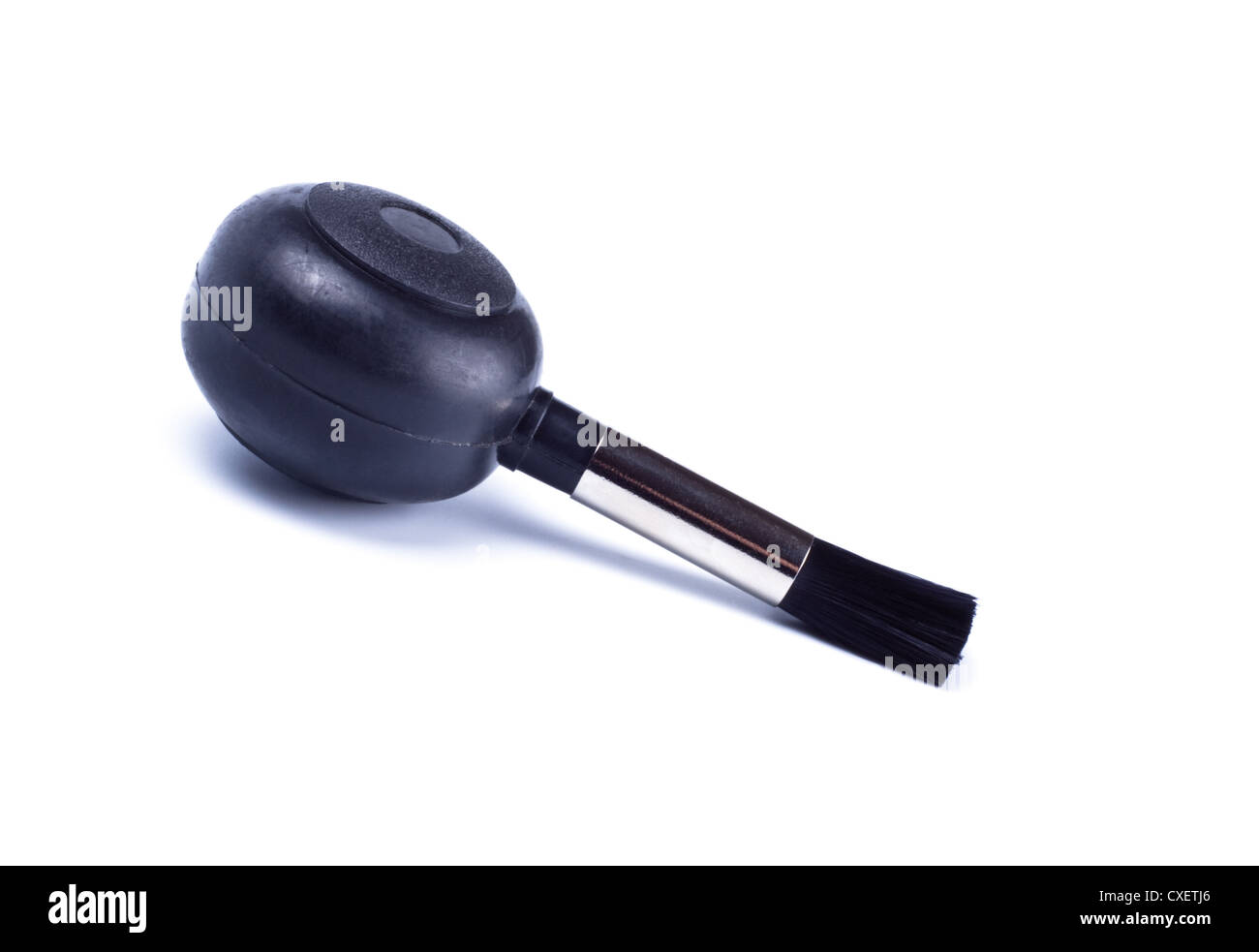 black brush for photo camera Stock Photo