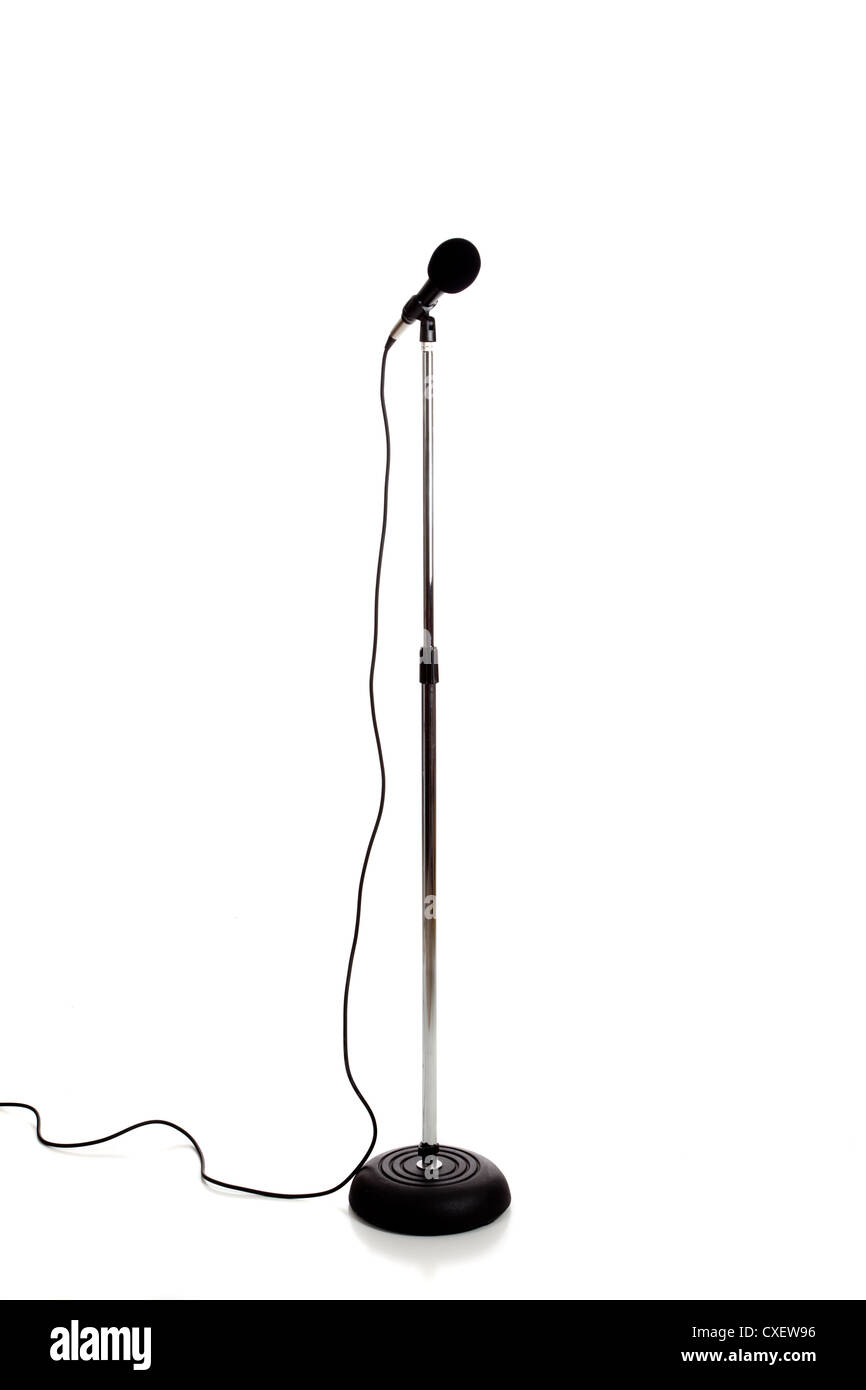 Microphone stand hi-res stock photography and images - Alamy