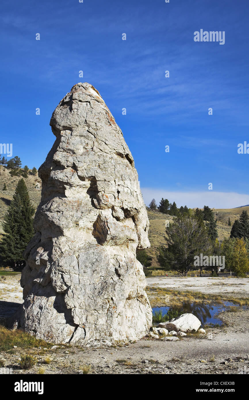 Freakish calcareous formations Stock Photo