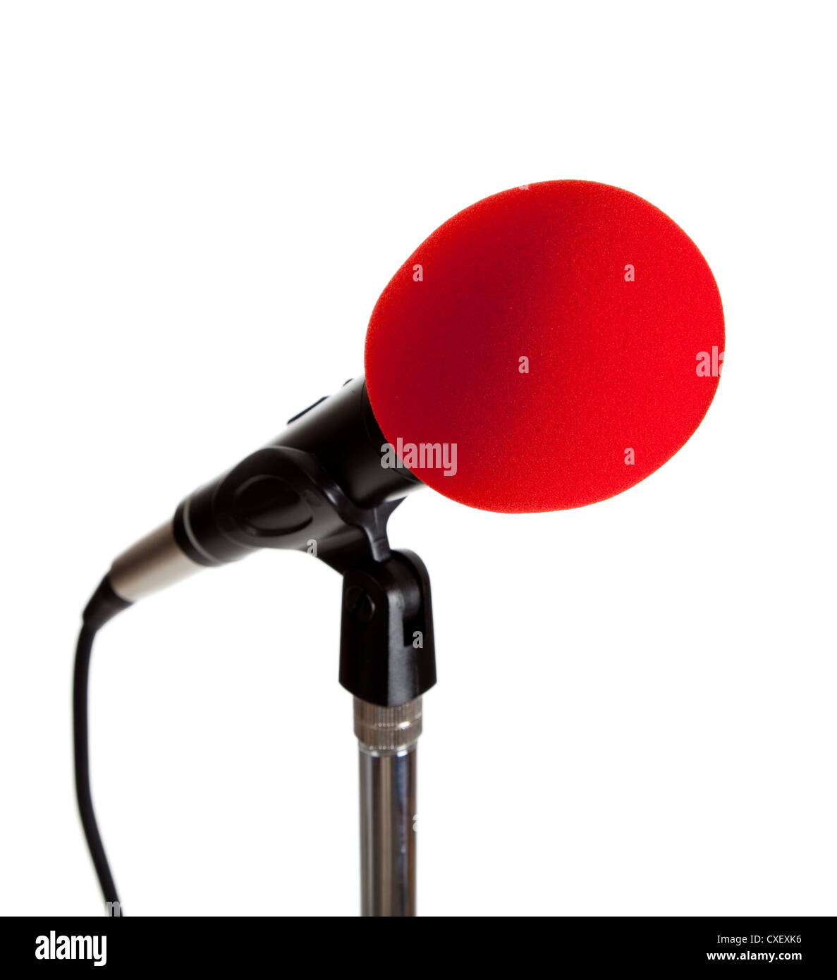 Microphone stand retro hi-res stock photography and images - Alamy