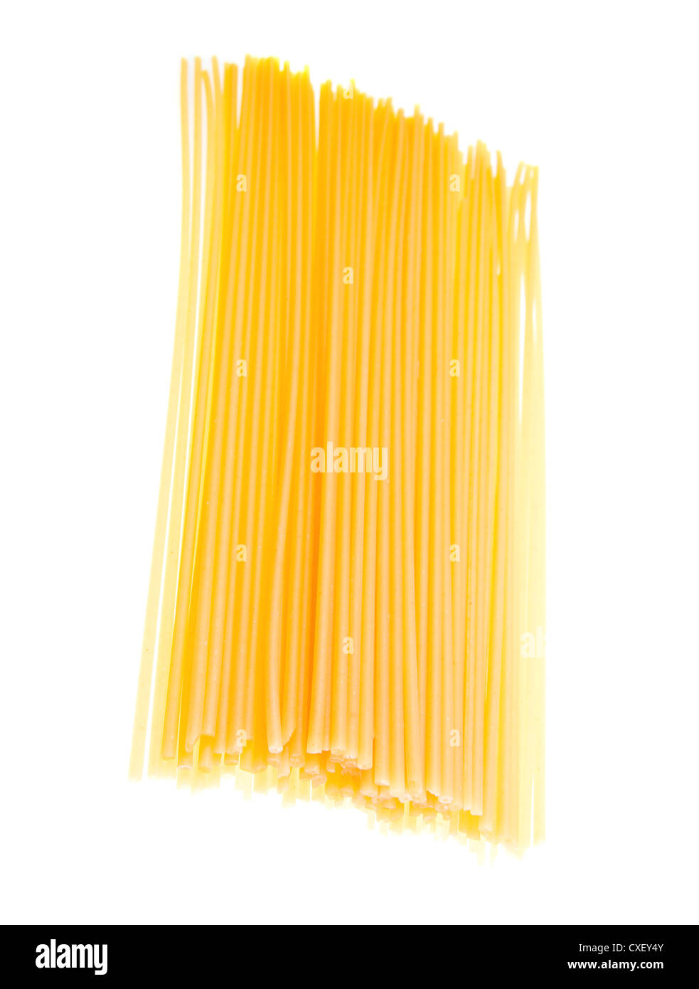 uncooked spaghetti noodles isolated Stock Photo Alamy