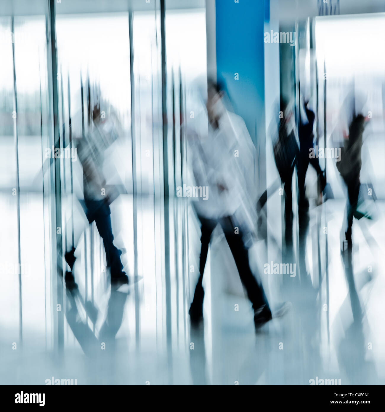 urban scene big city walking business person Stock Photo - Alamy