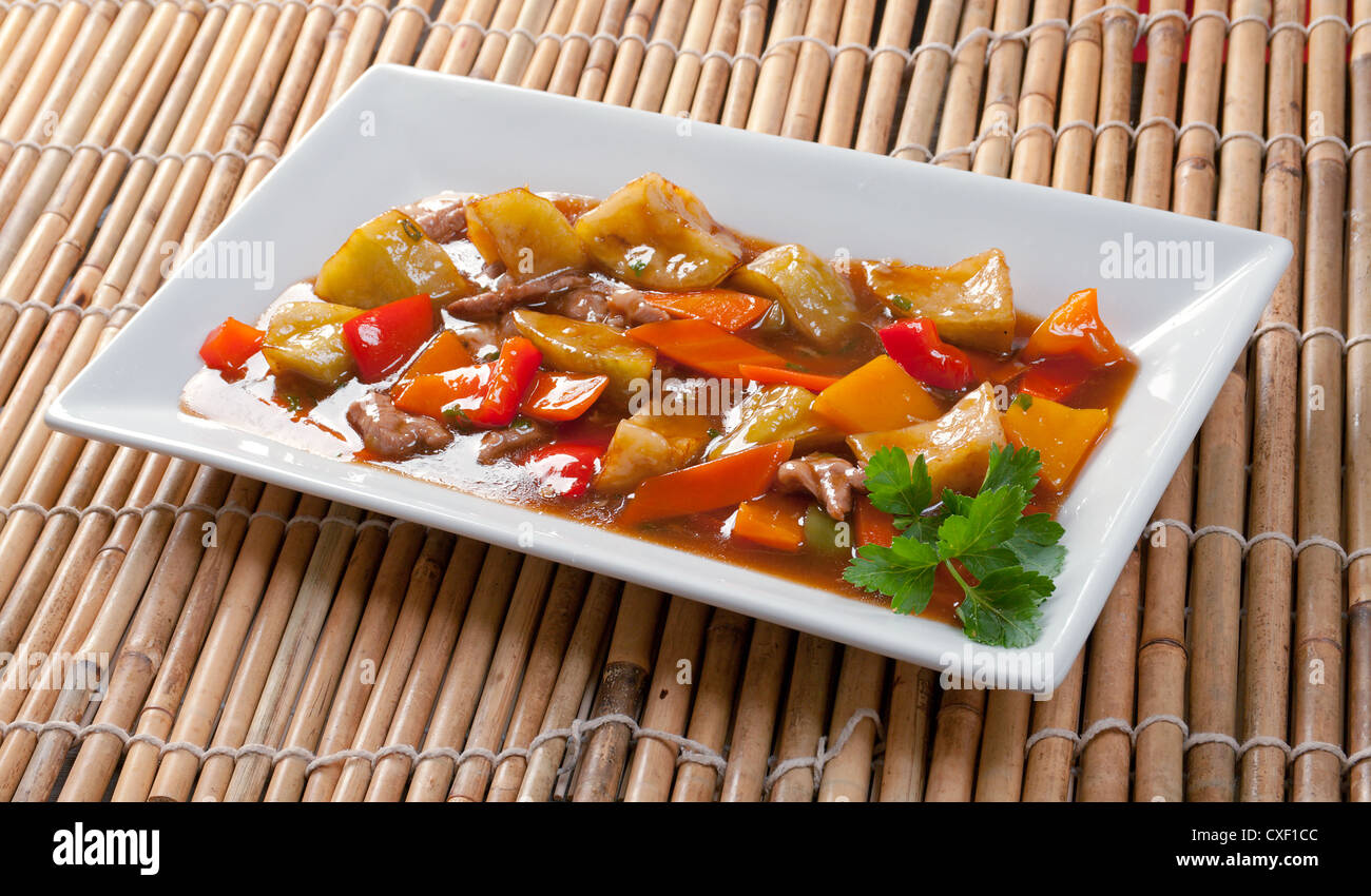 Stir Fried Vegetables Stock Photo - Alamy