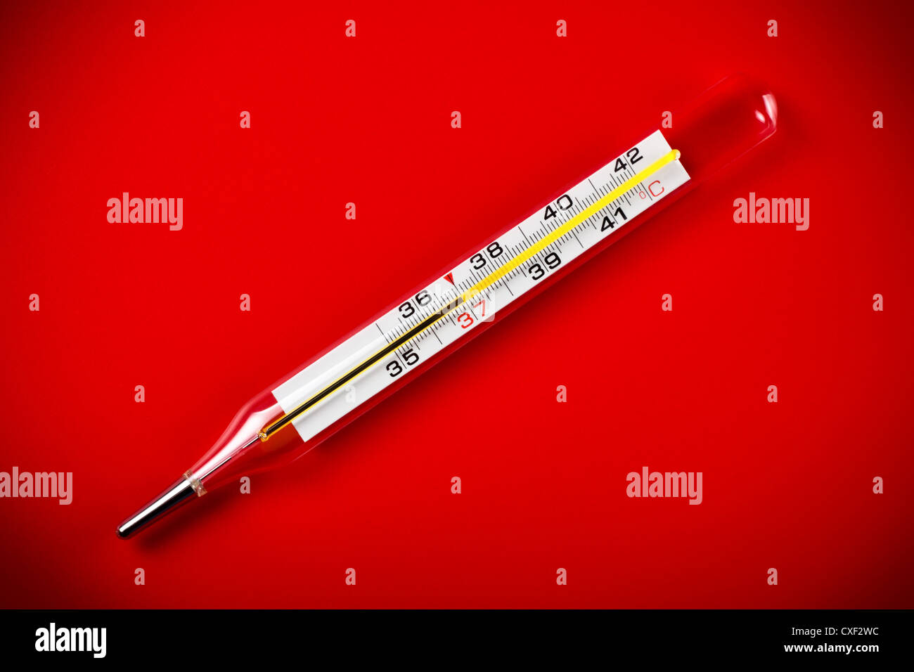 Thermometer Shows Danger Temperature Stock Photo Alamy Thermometer Shows Danger Temperature Stock Photo Alamy