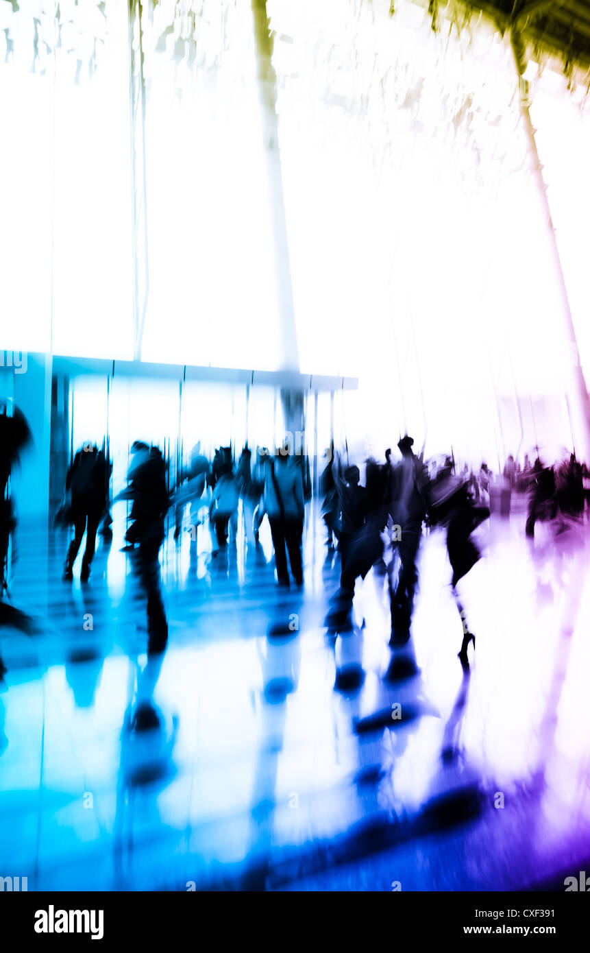 city business people abstract background Stock Photo - Alamy