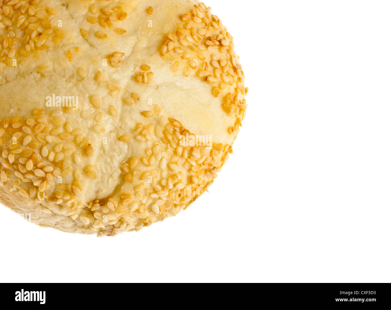 bun with sesame seeds Stock Photo Alamy