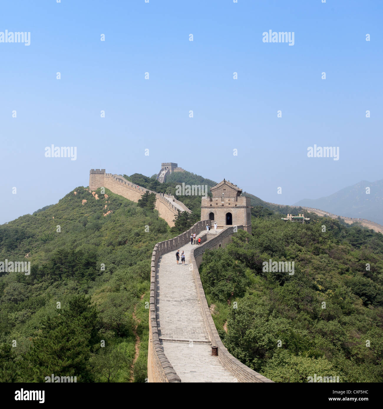 the great wall of China Stock Photo