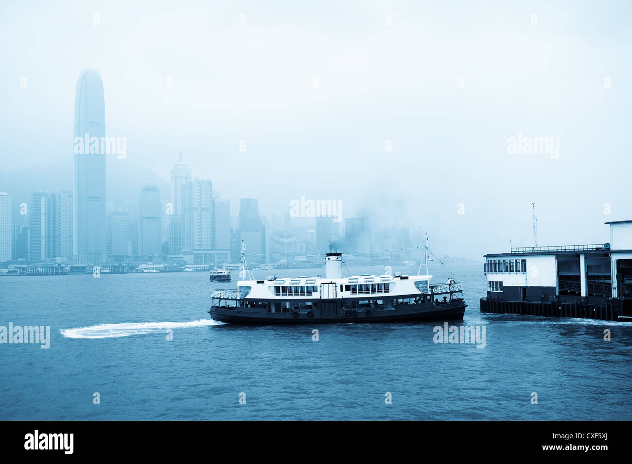 star ferry at victoria harbor Stock Photo - Alamy