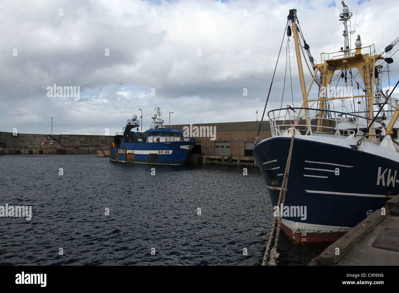 Fishing Boats Harbour Macduff High Resolution Stock Photography and ...
