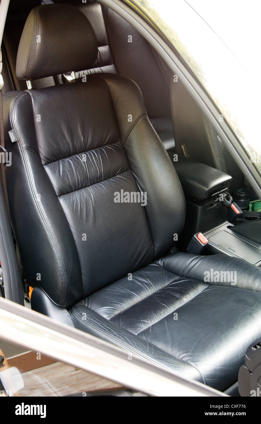 Back passenger seats in a modern car Stock Photo Alamy