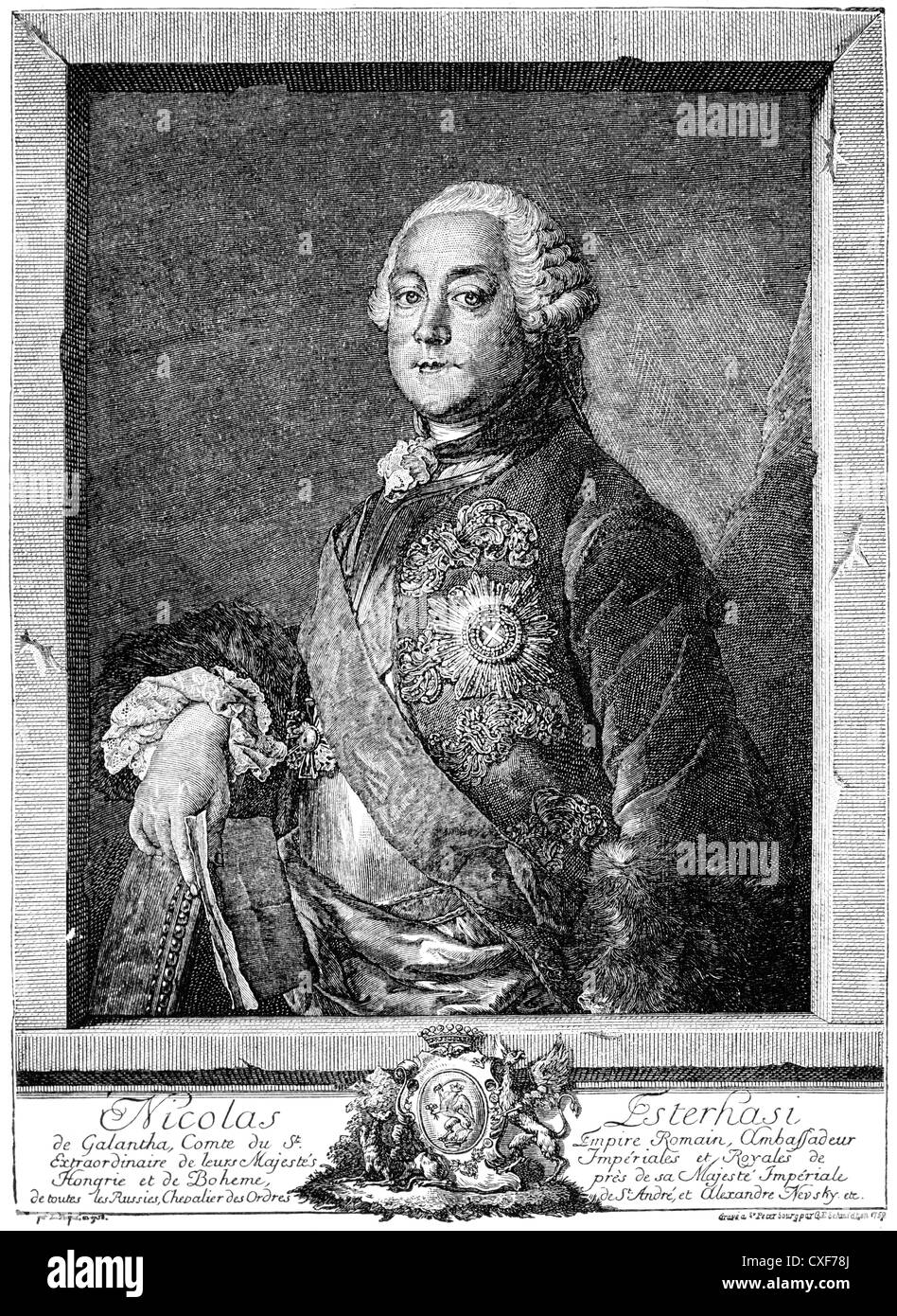 Nicholas I Joseph or Prince Miklós József Esterházy of Galantha, 1714
