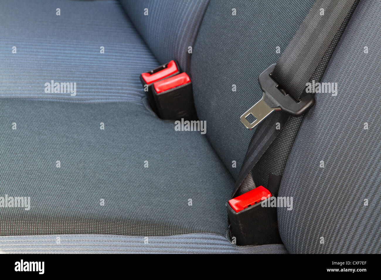 Back passenger seats in a modern car Stock Photo Alamy