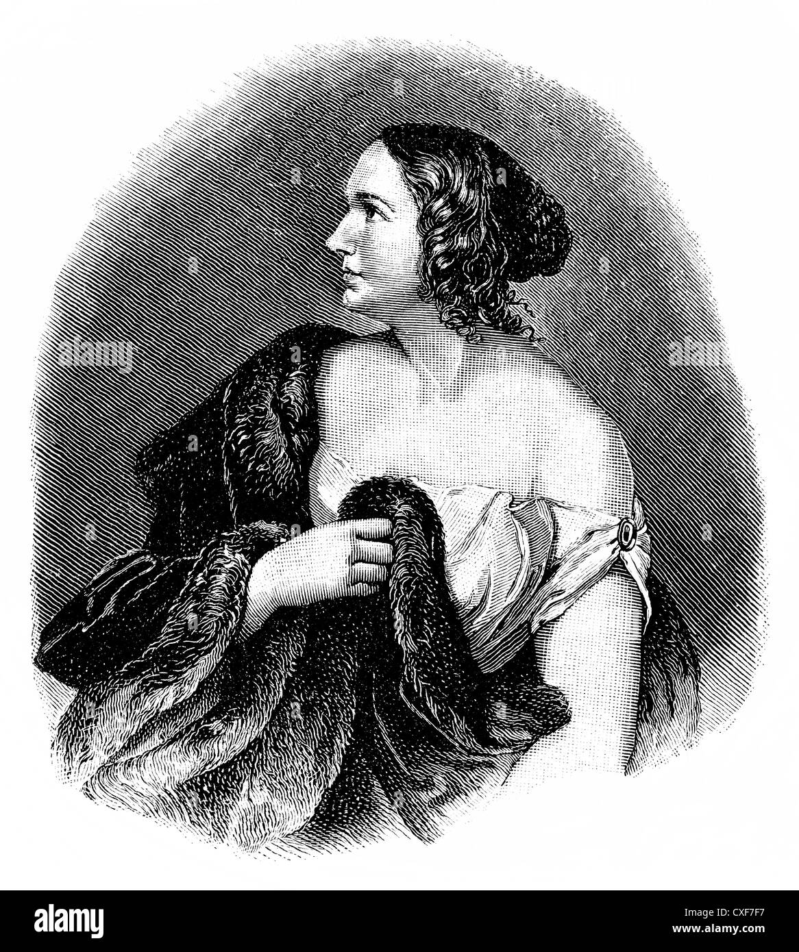 Elegantes Opernsngerin Friederike S Ebenbild