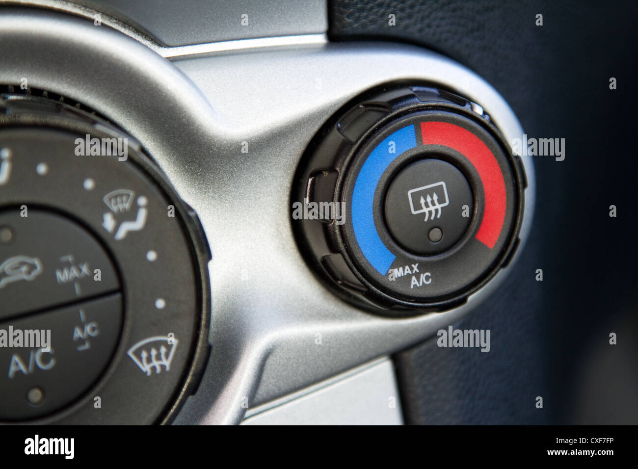 Conditioner and air flow control in a modern car Stock Photo Alamy