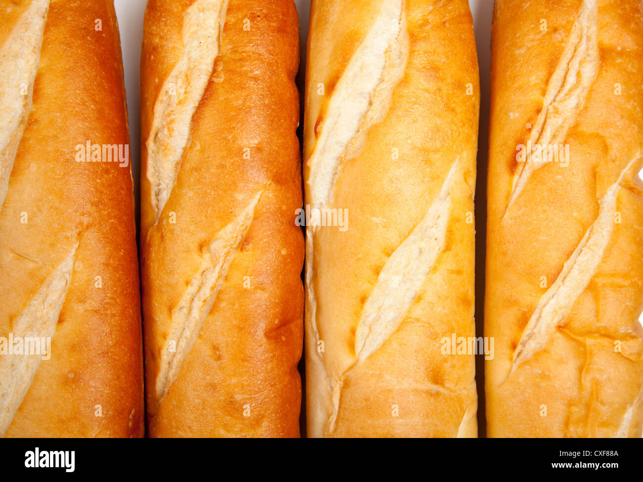 a french bread background Stock Photo