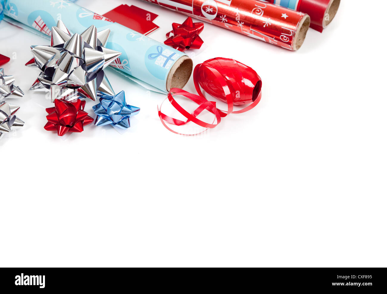 Christmas wrapping paper Stock Photo - Alamy