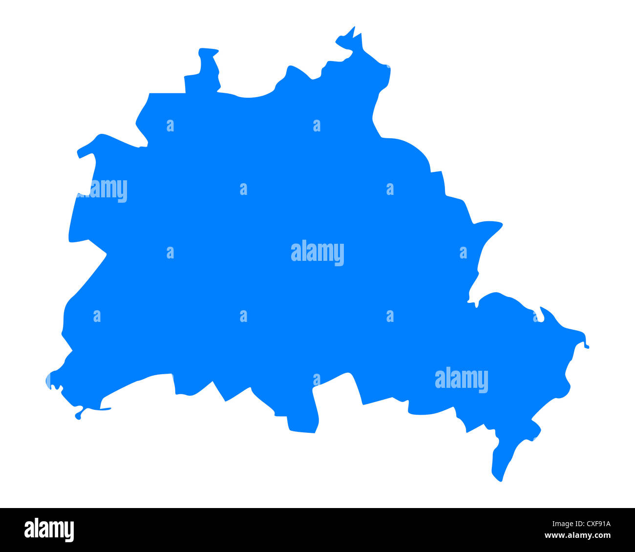 Map of Berlin Stock Photo - Alamy