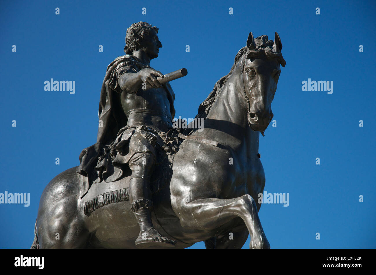 William III statue Queen Square Bristol Stock Photo Alamy