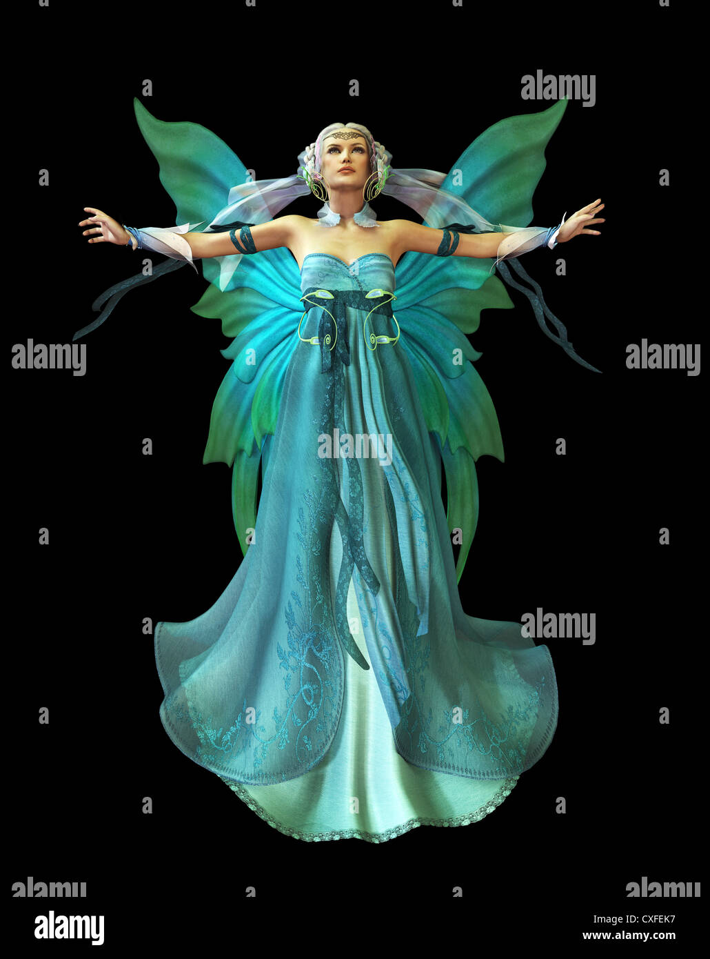 Turquoise Fairy Dress