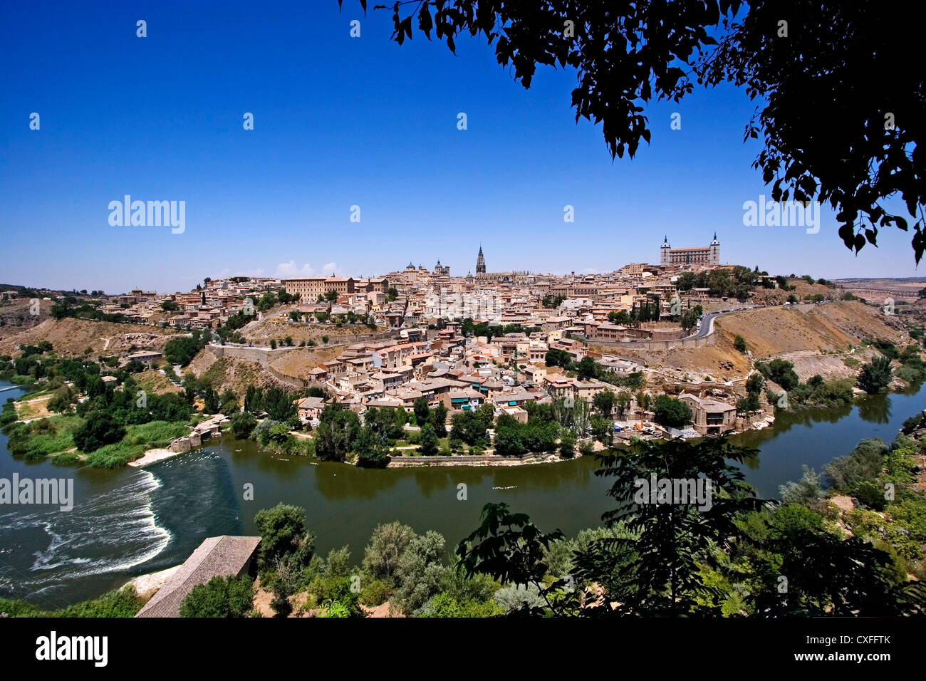 Tajo river Toledo Castilla La Mancha Spain Rio tajo toledo castilla la