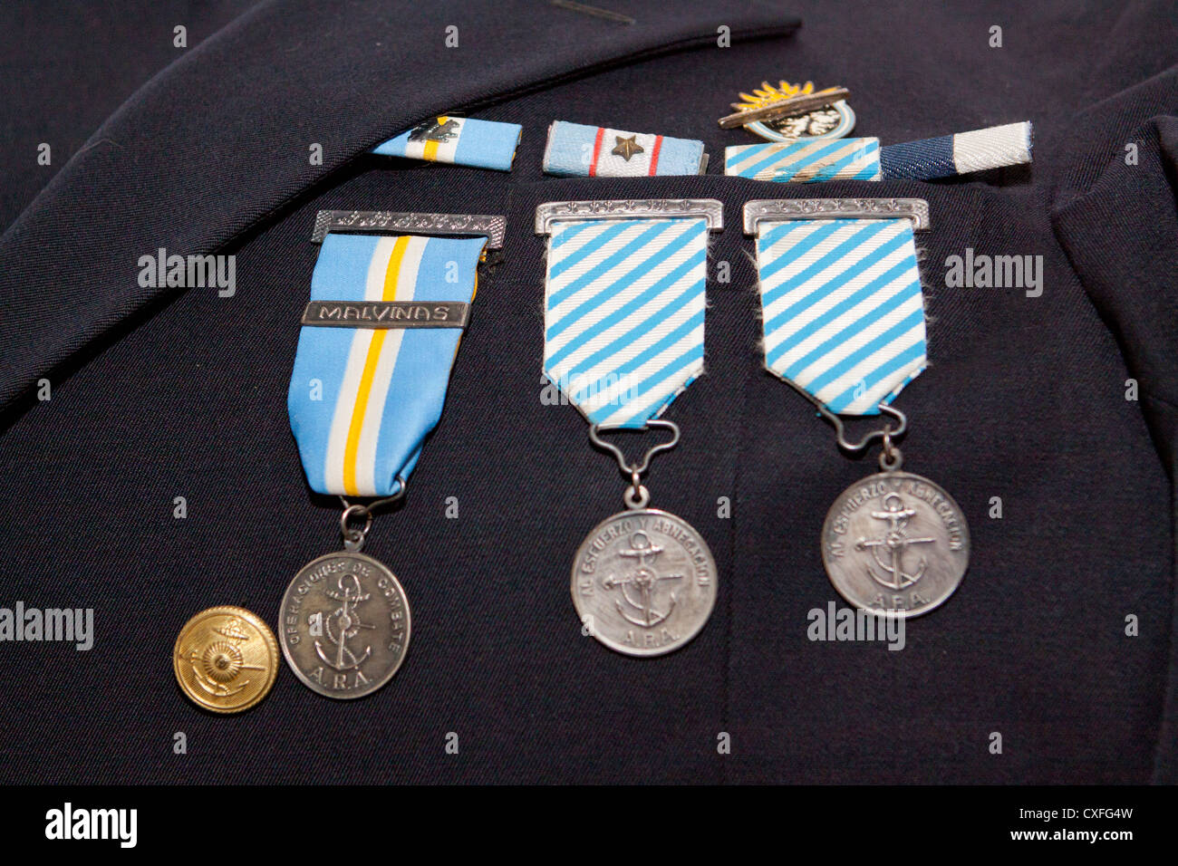 Argentinian medals of honour Stock Photo