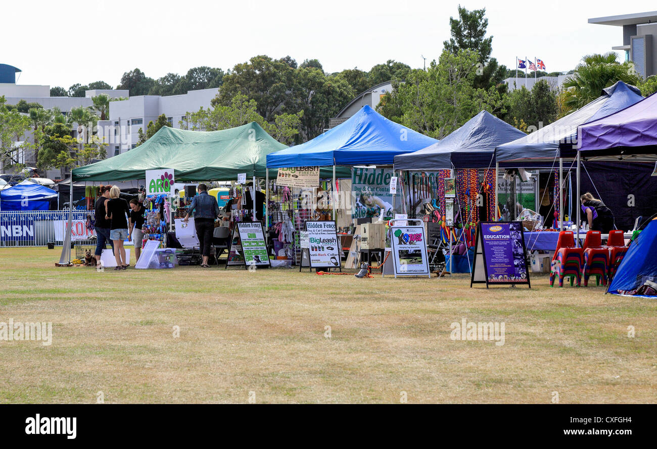 Vendors set up at The tenth annual Gold Coast Pet and Animal expo