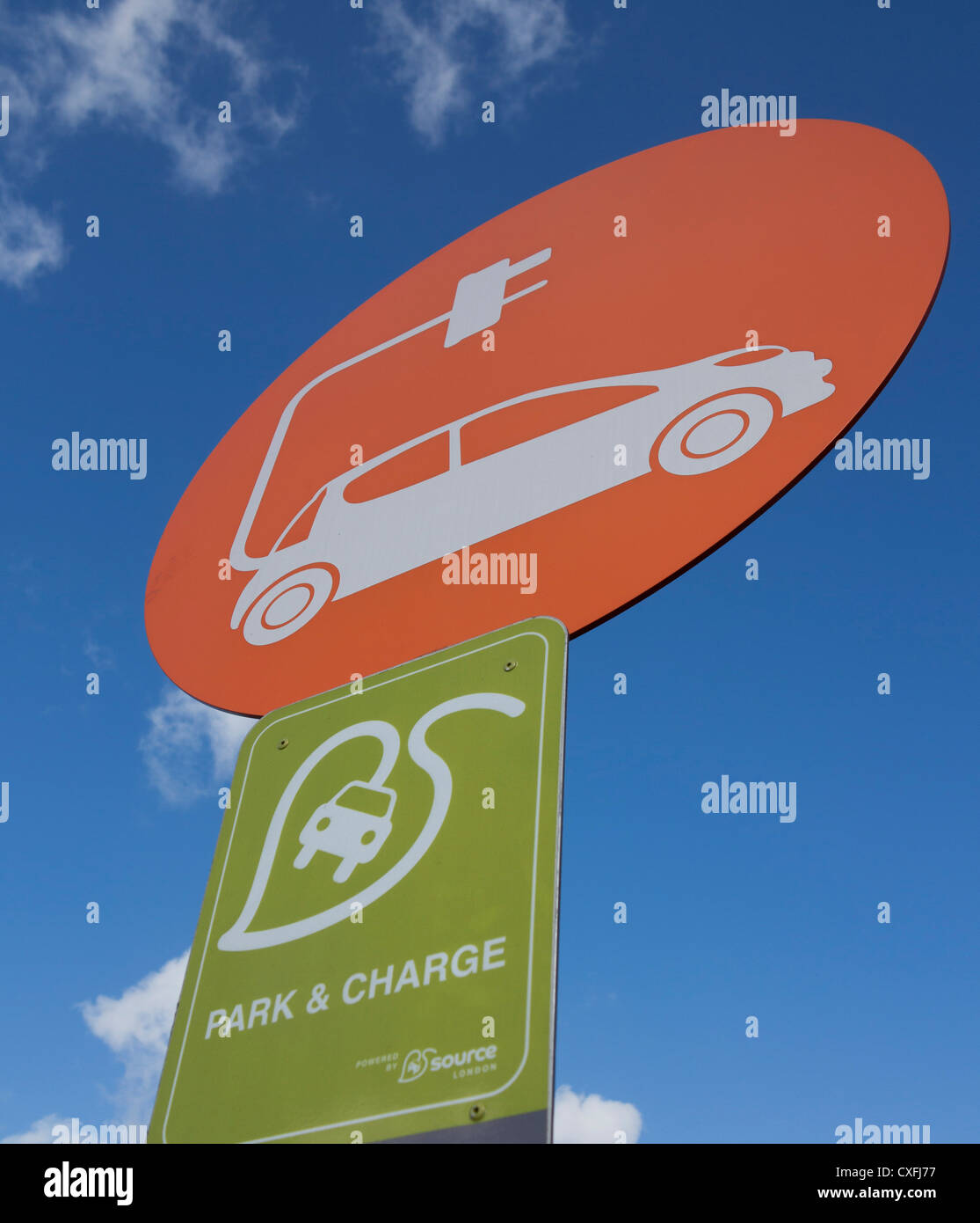 Park And Charge New Environmental Green Scheme For Electric Cars At 