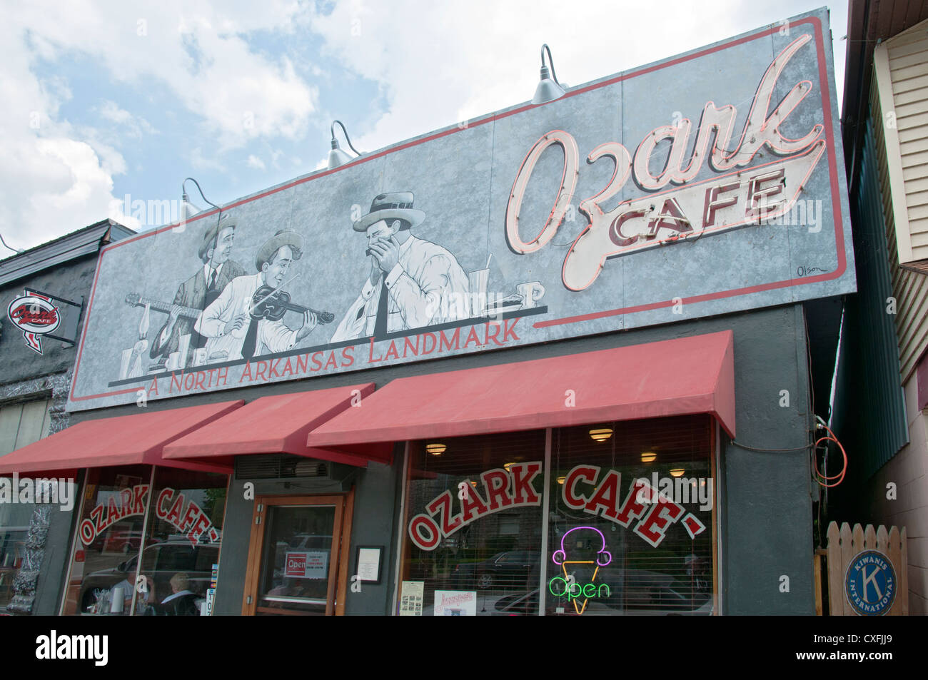 Arkansas, Jasper, Ozark Cafe, Est. 1909. Stock Photo