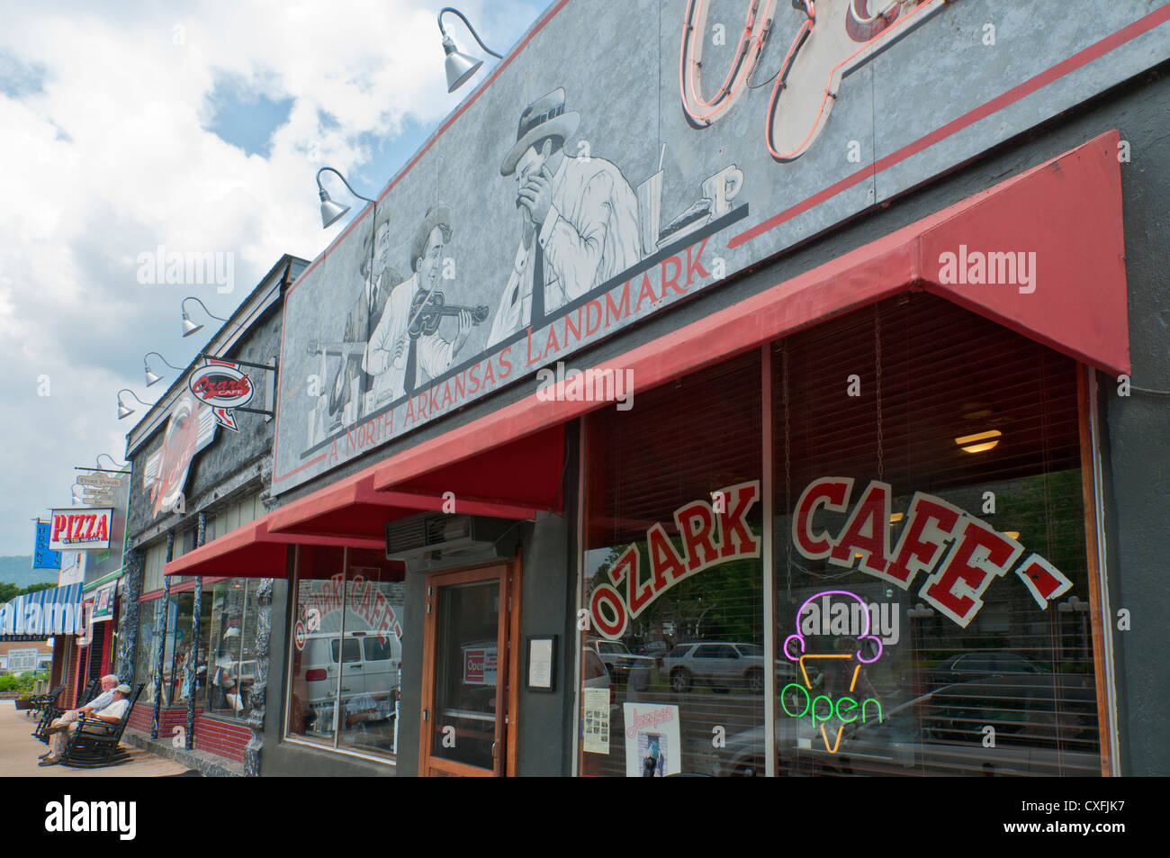 Arkansas, Jasper, Ozark Cafe, Est. 1909. Stock Photo